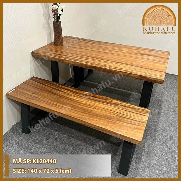 MẶT BÀN DÀI GỖ ME TÂY KL20440