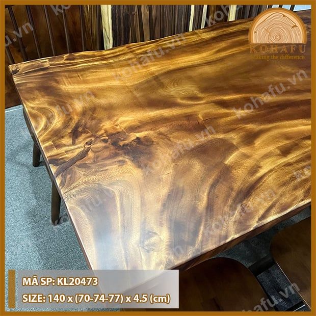 MẶT BÀN DÀI GỖ ME TÂY KL20473