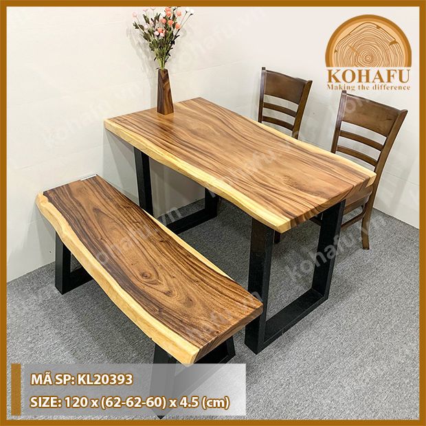 BÀN DÀI GỖ ME TÂY KL20393