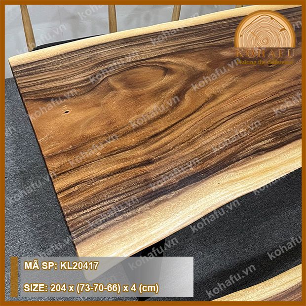 MẶT BÀN DÀI GỖ ME TÂY KL20417