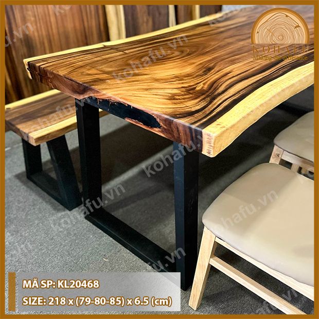 MẶT BÀN DÀI GỖ ME TÂY KL20468