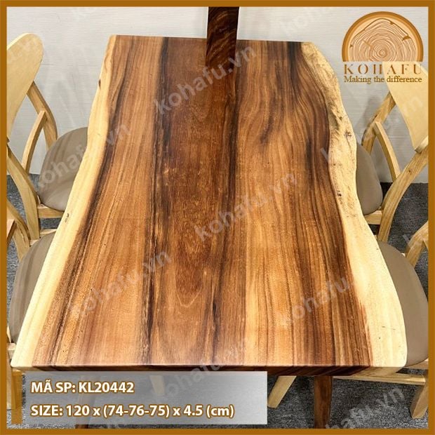 MẶT BÀN DÀI GỖ ME TÂY KL20442