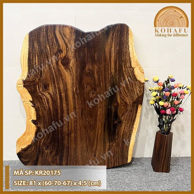 MẶT BÀN TRÒN GỖ ME TÂY KR20175