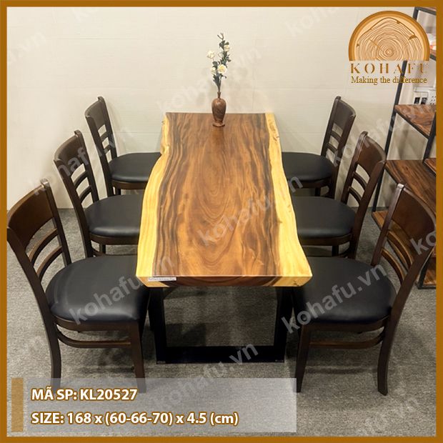 MẶT BÀN DÀI GỖ ME TÂY KL20527