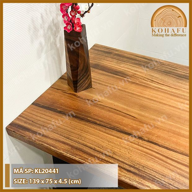 MẶT BÀN DÀI GỖ ME TÂY KL20441