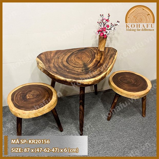 BỘ BÀN TRÒN 2 GHẾ KR20156