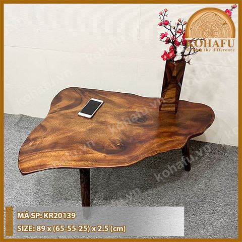 MẶT BÀN TRÒN GỖ ME TÂY KR20139