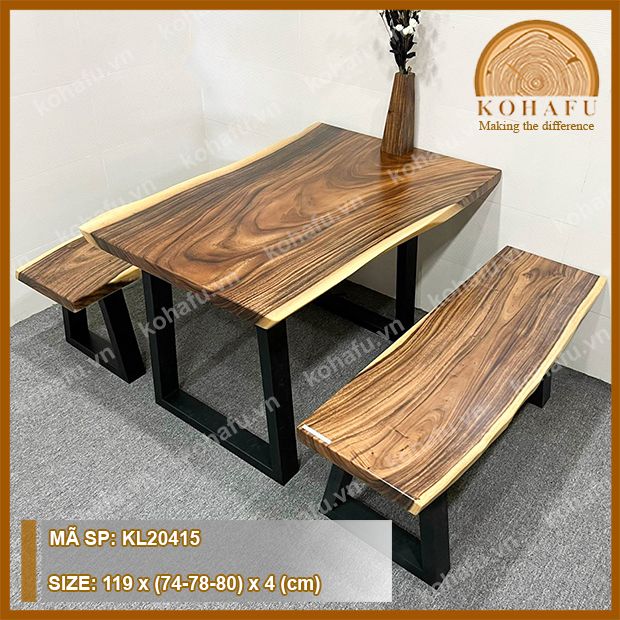 MẶT BÀN DÀI GỖ ME TÂY KL20415
