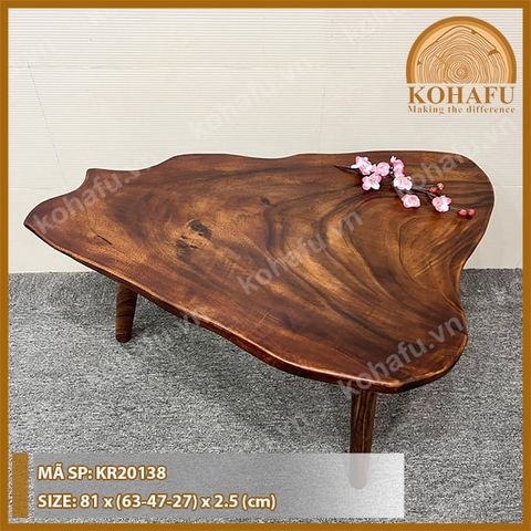 MẶT BÀN TRÒN GỖ ME TÂY KR20138