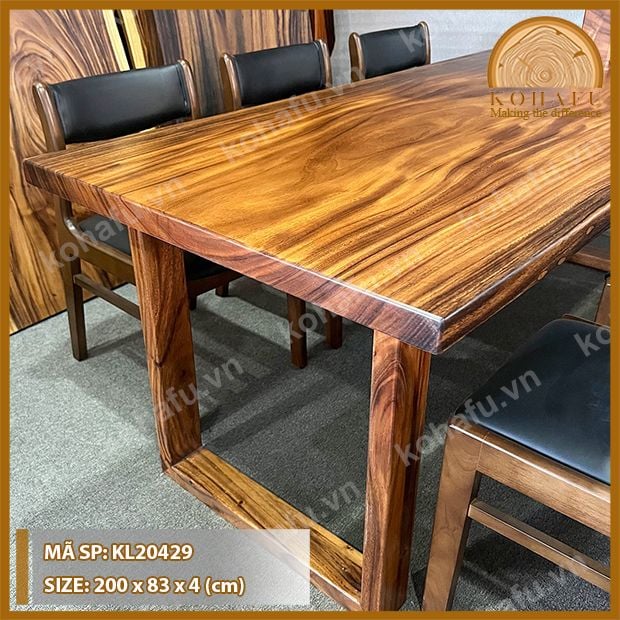 MẶT BÀN DÀI GỖ ME TÂY KL20429