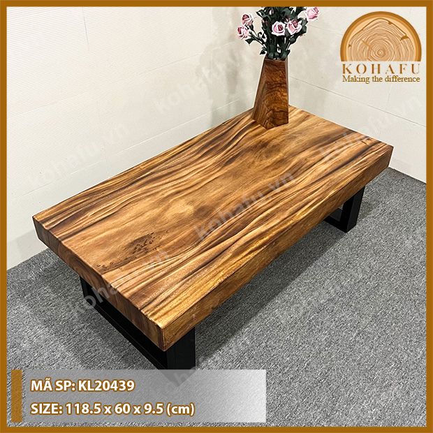 MẶT BÀN DÀI GỖ ME TÂY KL20439