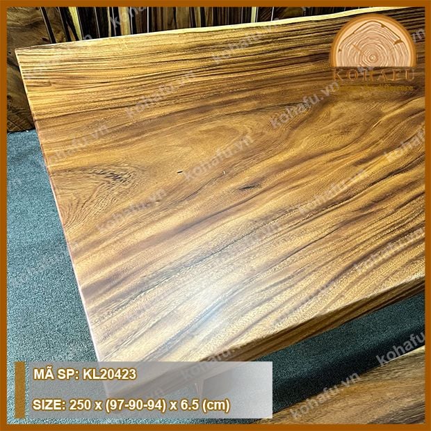 MẶT BÀN DÀI GỖ ME TÂY KL20423
