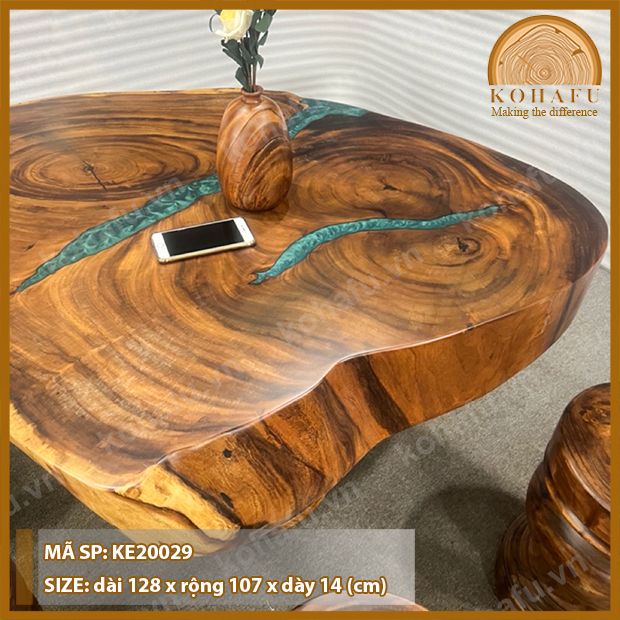 Round Epoxy Table KE20029