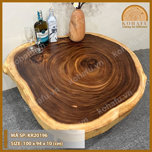 MẶT BÀN TRÒN GỖ ME TÂY KR20196