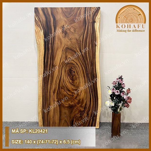 MẶT BÀN DÀI GỖ ME TÂY KL20421