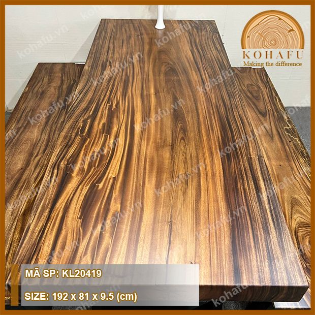 BÀN DÀI GỖ ME TÂY KL20419