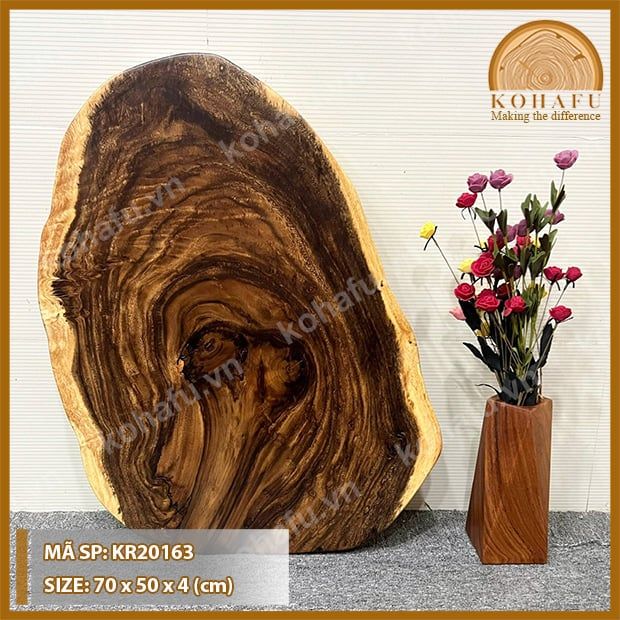 MẶT BÀN TRÒN GỖ ME TÂY KR20163