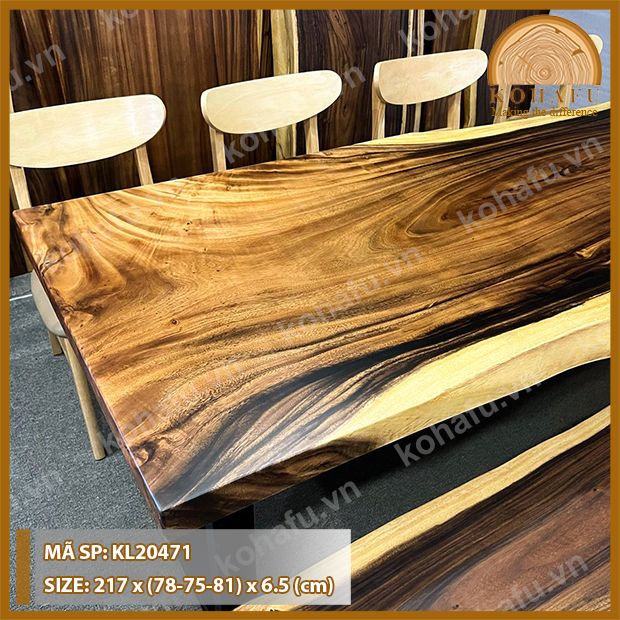 MẶT BÀN DÀI GỖ ME TÂY KL20471