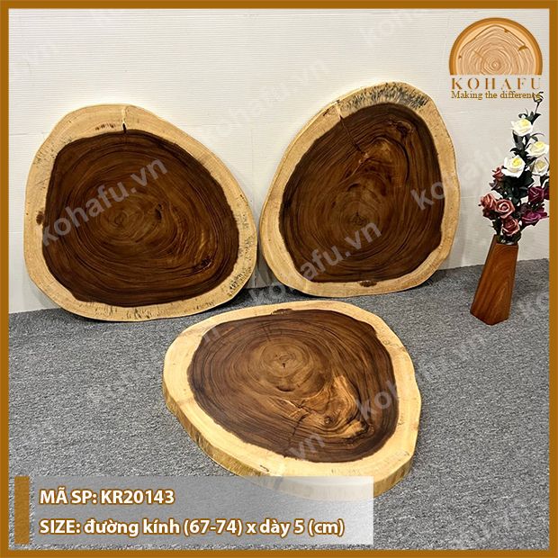 MẶT BÀN TRÒN GỖ ME TÂY KR20143