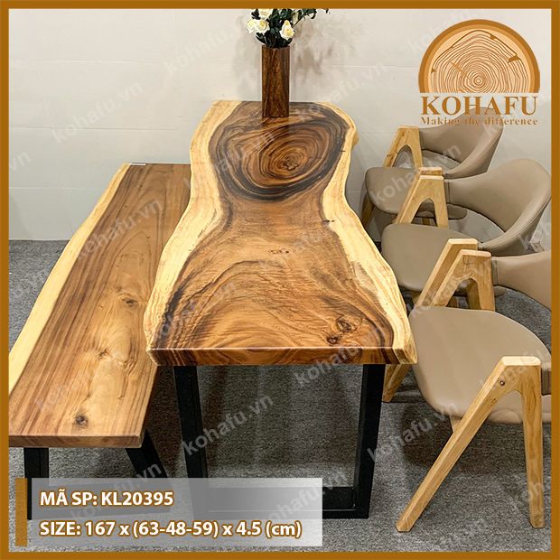 BÀN DÀI GỖ ME TÂY KL20395