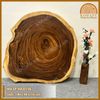 MẶT BÀN TRÒN GỖ ME TÂY KR20196