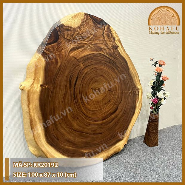MẶT BÀN TRÒN GỖ ME TÂY KR20192
