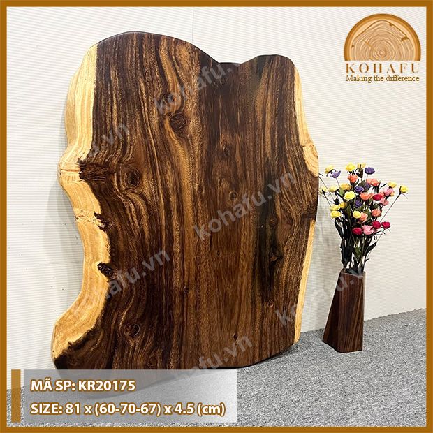 MẶT BÀN TRÒN GỖ ME TÂY KR20175
