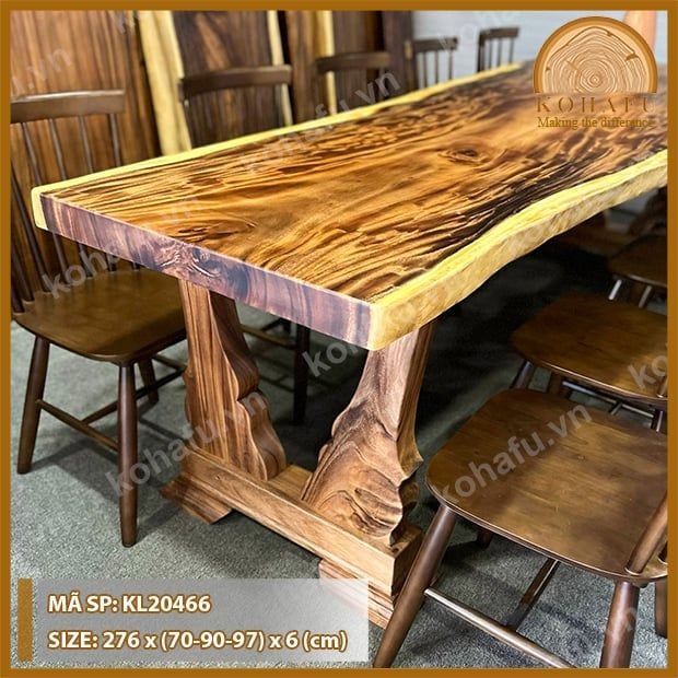 MẶT BÀN DÀI GỖ ME TÂY KL20466