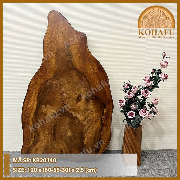 MẶT BÀN TRÒN GỖ ME TÂY KR20140