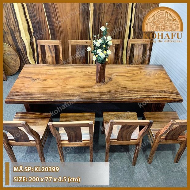 MẶT BÀN DÀI GỖ ME TÂY KL20399
