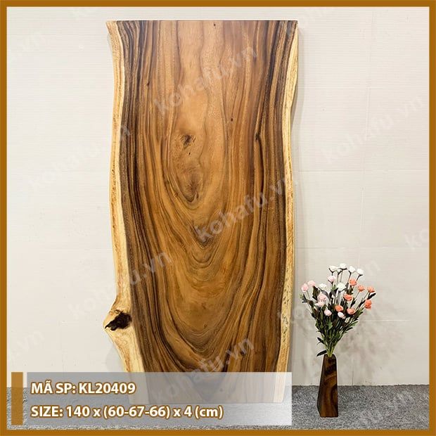 MẶT BÀN DÀI GỖ ME TÂY KL20409