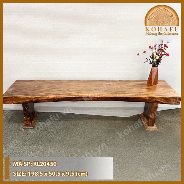 MẶT BÀN DÀI GỖ ME TÂY KL20450