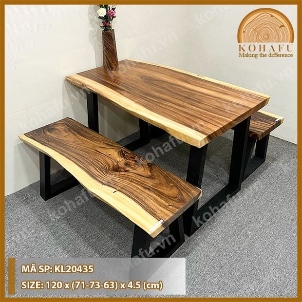 MẶT BÀN DÀI GỖ ME TÂY KL20435
