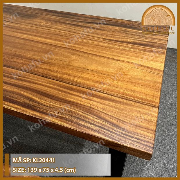 MẶT BÀN DÀI GỖ ME TÂY KL20441