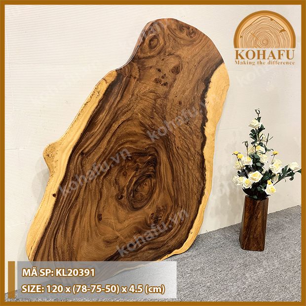 MẶT BÀN DÀI GỖ ME TÂY KL20391
