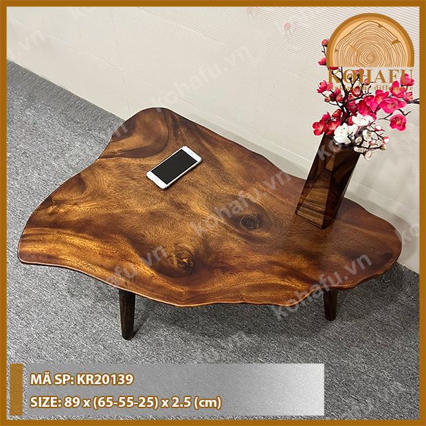 MẶT BÀN TRÒN GỖ ME TÂY KR20139