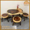 MẶT BÀN TRÒN GỖ ME TÂY KR20178