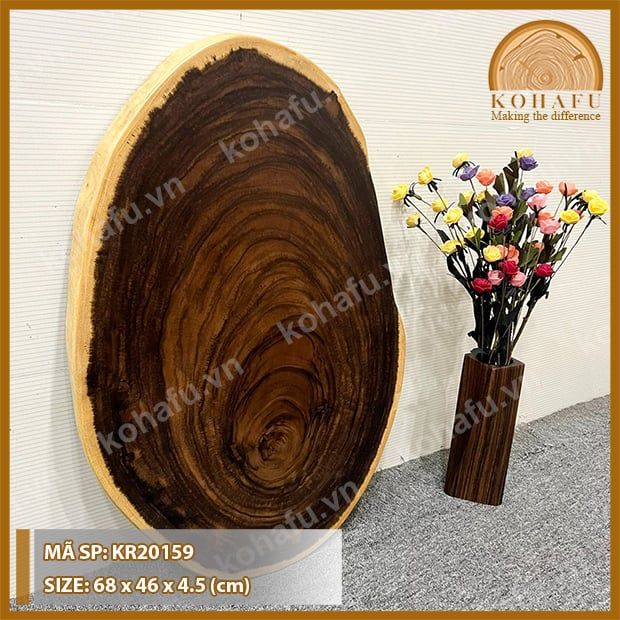 MẶT BÀN TRÒN GỖ ME TÂY KR20159