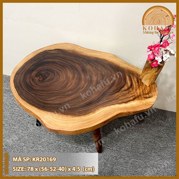 MẶT BÀN TRÒN GỖ ME TÂY KR20169