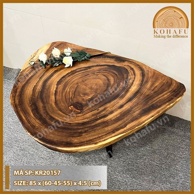 MẶT BÀN TRÒN GỖ ME TÂY KR20157