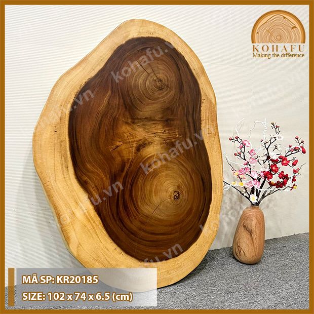 MẶT BÀN TRÒN GỖ ME TÂY KR20185