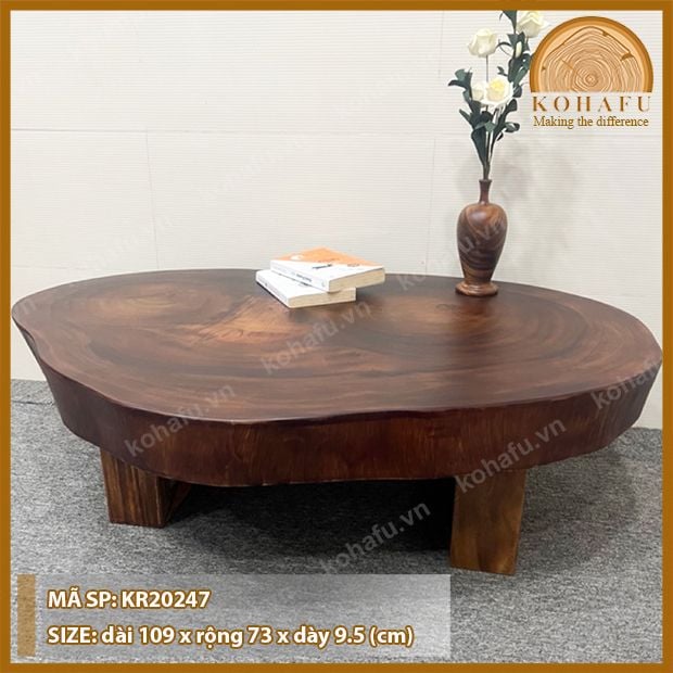MẶT BÀN TRÒN GỖ ME TÂY KR20247