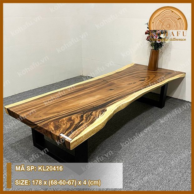 MẶT BÀN DÀI GỖ ME TÂY KL20416