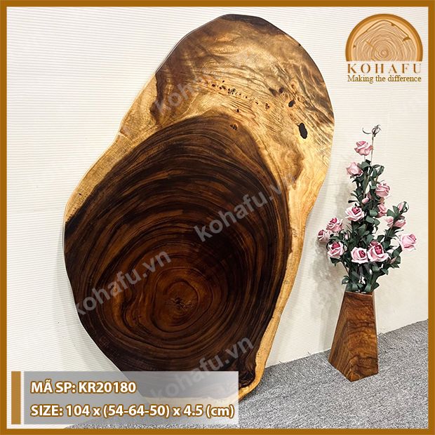 MẶT BÀN TRÒN GỖ ME TÂY KR20180