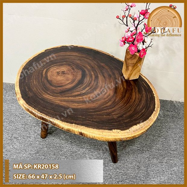 MẶT BÀN TRÒN GỖ ME TÂY KR20158