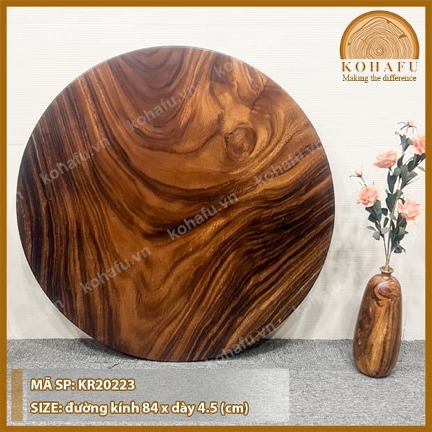 BỘ BÀN TRÒN 6 GHẾ KR20223