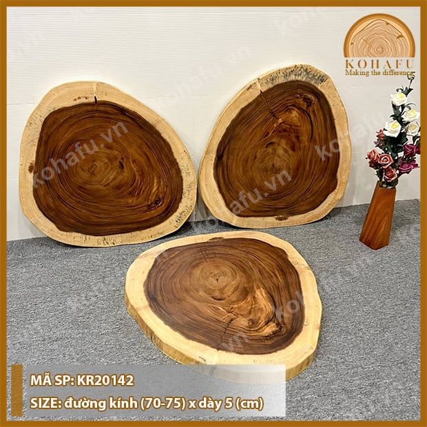 MẶT BÀN TRÒN GỖ ME TÂY KR20142
