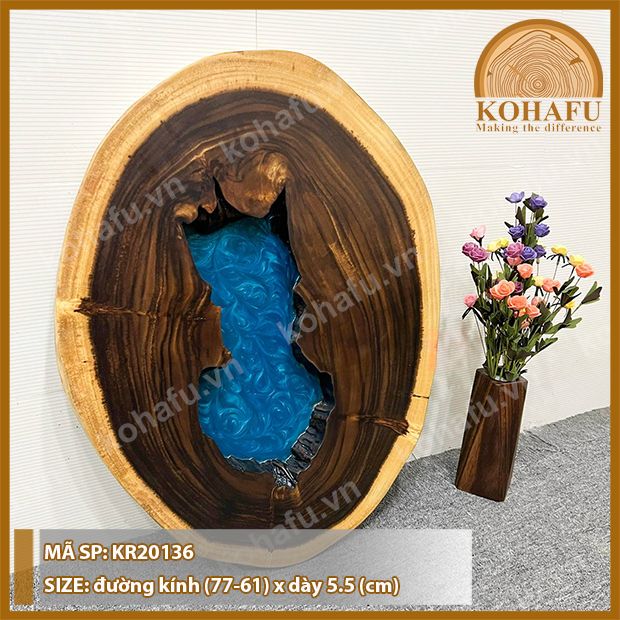 MẶT BÀN TRÒN GỖ ME TÂY KR20136