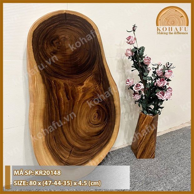 MẶT BÀN TRÒN GỖ ME TÂY KR20148