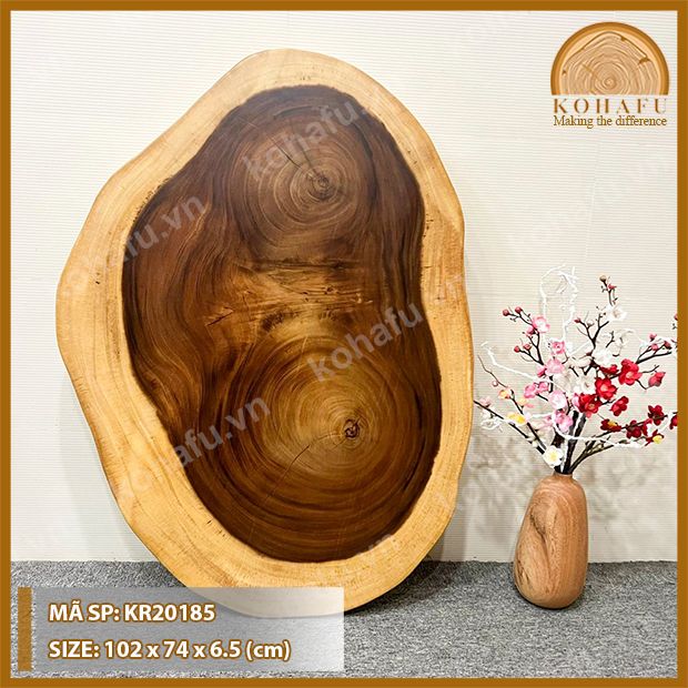 MẶT BÀN TRÒN GỖ ME TÂY KR20185